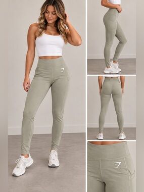 Gymshark Olive Green High-Rise Leggings